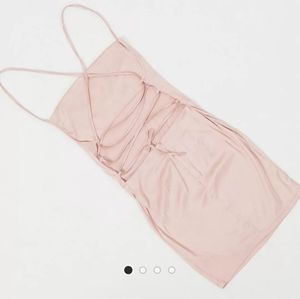 Satin Slip Mini Dress